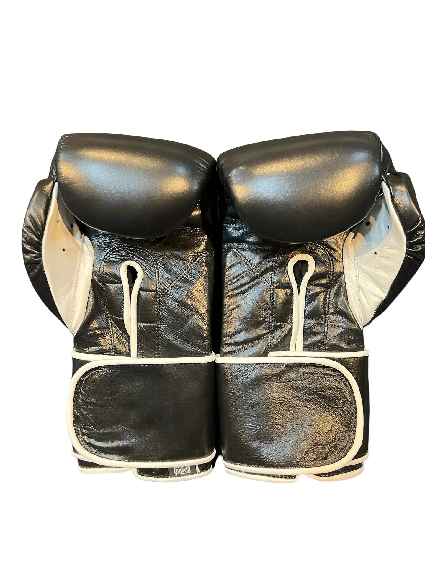 Custom No Boxing No Life Training Gloves - Black/ White