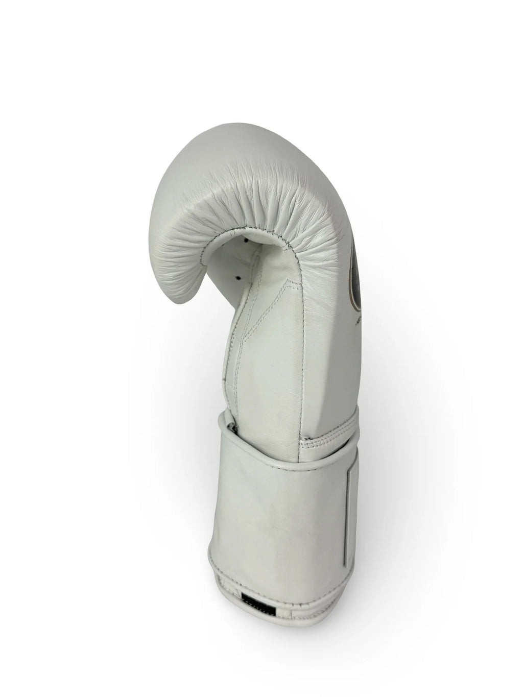 Customized Hook & Loop No Boxing No Life Sparring Training Boxing Gloves - Full White